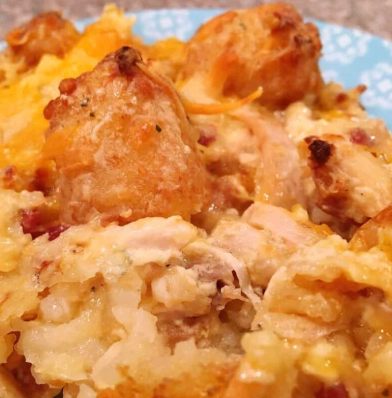 “CRACKED OUT” TATER TOT CASSEROLE