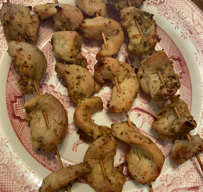 Greek Chicken Skewers