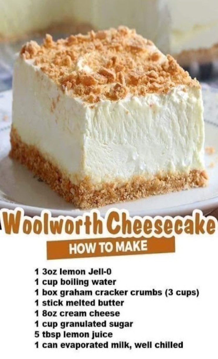 The Famous Woolworth Ice Box Cheesecake