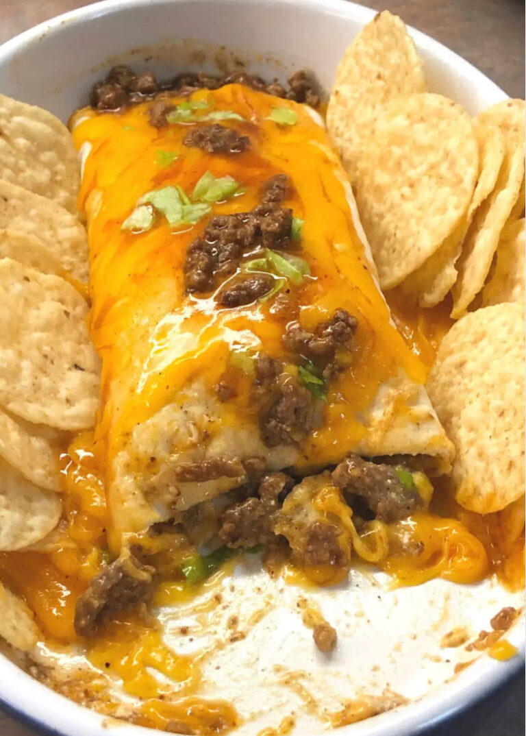 BEEF AND CHEESE MEXICAN SANCHILADAS