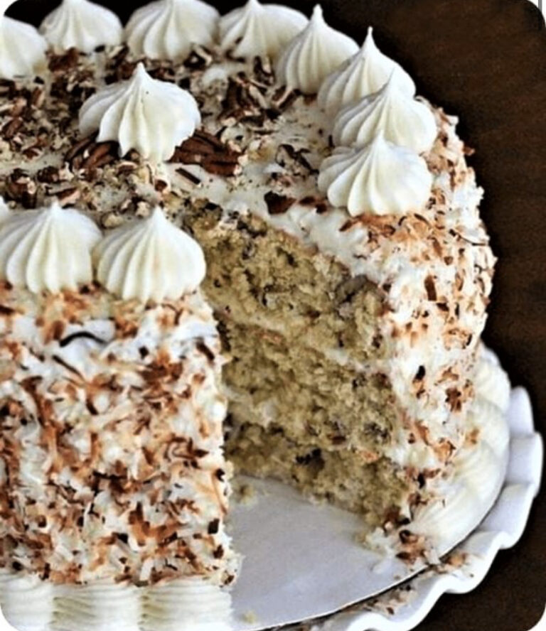 sheet cake with italian cream