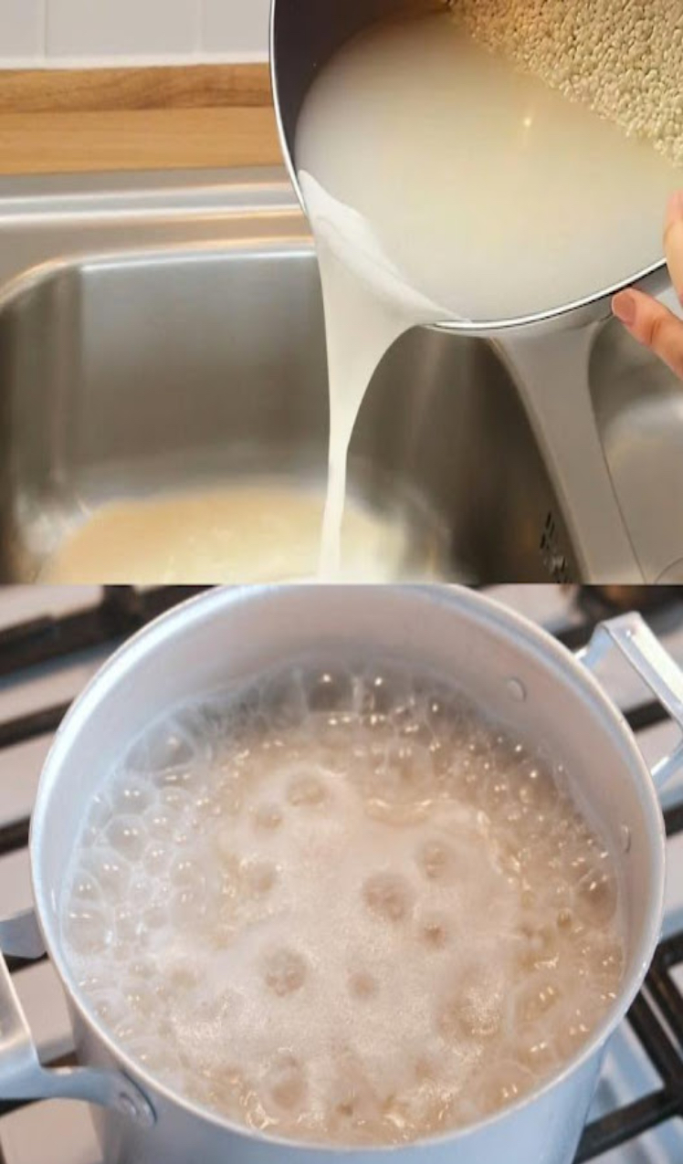 Don’t pour rice cooking water down the sink: why you do it wrong