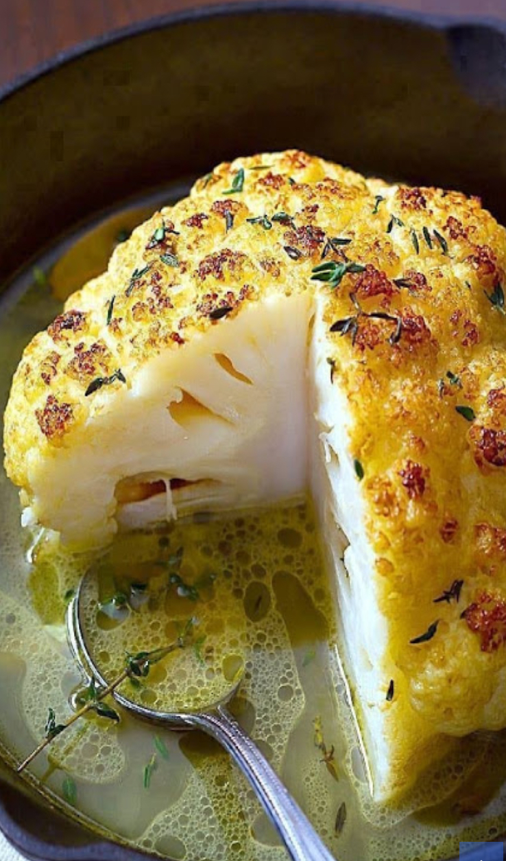 Whole Roasted Cauliflower