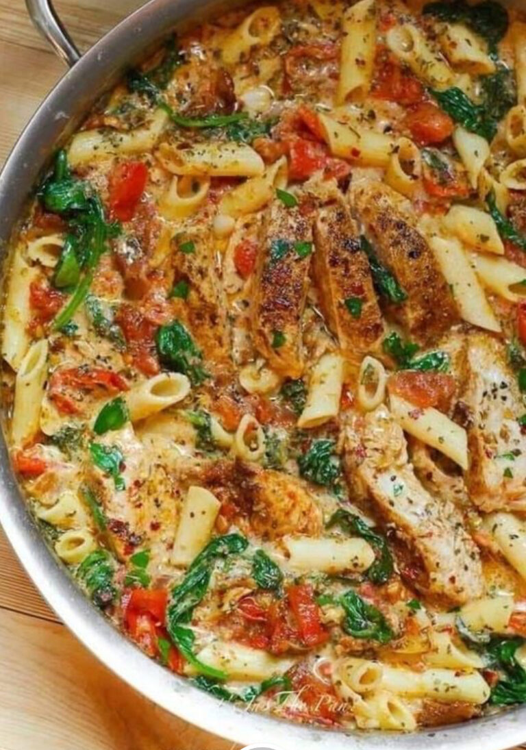 Chicken Bacon Spinach Penne
