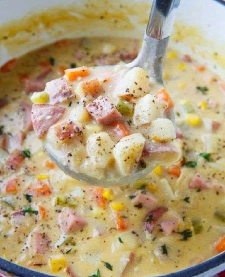 Smoked Ham, Potato And Corn Chowder