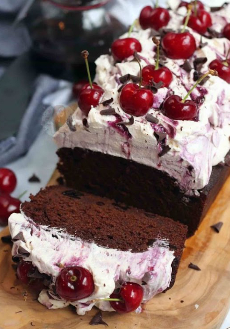 Black Forest Loaf Cake!